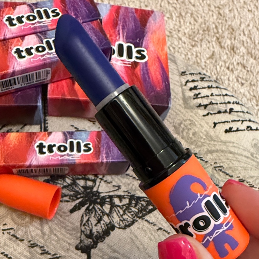 MAC Cosmetics Trolls Blue Lipstick
